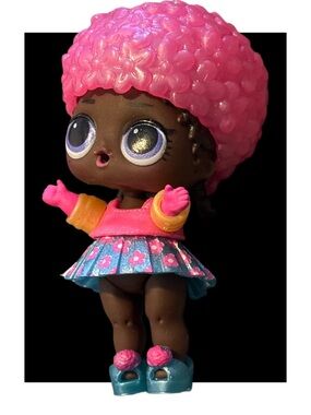 L.O.L. Surprise! Doll in Hot Pink Top & Teal Floral Skirt